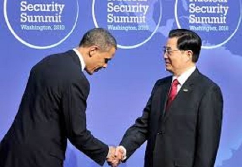 Obama bows to China's president Xi Jinping